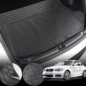 BMW E82 120d (01~13) 쿠페 (N47) 모템 PVC 자동차 트렁크 보호 매트 블랙 1개
