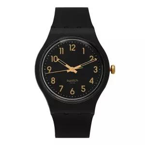 [스와치] 남녀공용 CLASSIC GOLDEN TAC 우레탄 손목 시계(SO28B113)