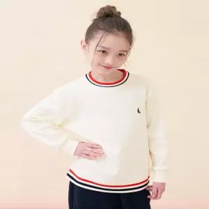 BI6141G090 빈폴 키즈 공용 셔츠 블라우스 상의 여아 와플 라운드 상하세트 아