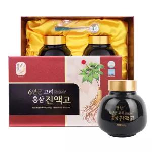 한삼수 6년근고려홍삼진액고 500g 2병 선물보자기 2개이상2000원