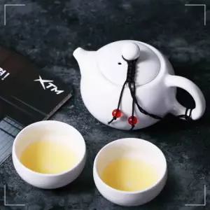 휴대용 다기 다도세트 다관+찻잔 티앤차 주기 VWB75CD2