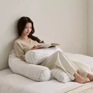 [린넨엔어너더]포근 U자형 바디필로우+레그필로우