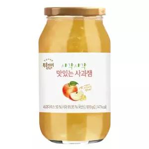 복음자리 사각사각 사과잼 810g 간식 선물 학원 어린이집 발렌타인데이 생일파티