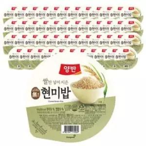 130g 양반 현미밥 동원 48개 즉석밥