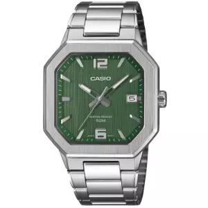 Casio 미개봉 CASIO MTP？B195 시리즈 MTP-B195D-3A 그린 다이얼 아날로그 38？mm 손목시계 [세금포함]