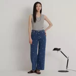 [백화점 정품] 빈폴 25SS [SS26]페이즐리 프린트 데님 - 네이비 BF6421C88R