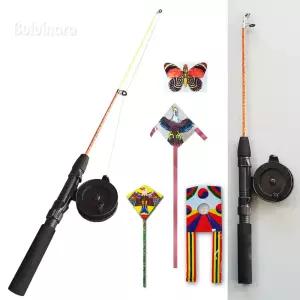 낚시대 얼레 낚싯대 릴얼레 연실 도래 포함