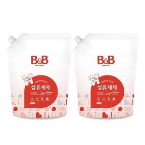 비앤비 아기 세탁세제 (시그니처) 1500ml 리필 x 2개
