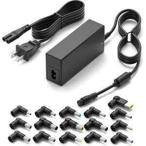 POWSEED 65W 범용 노트북 충전기 15가지 팁 포함 | DELL hp호환 ASUS Acer호환 삼성호환 TOSHIBA LENOVO IBM 소니호환 GATEWAY 노트북 울트라북 크롬북용