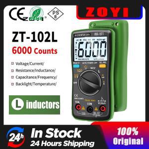 ZOYI ZT-102L 인덕턴스 미터 멀티 테스터 T-RMS 6000 카운트 LCR AC 암페어 전압