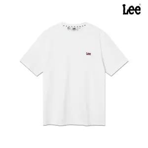 LEE 스몰 트위치 로고 반팔 티셔츠 화이트 LE2602ST02WH 1170007