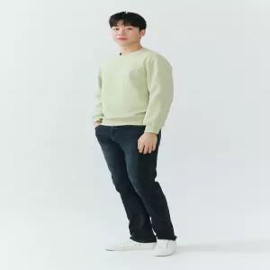 [잠뱅이]남성) 쿨 다크 인디고 밴드 스트레이트핏 타이트 IH AQ1DIH108