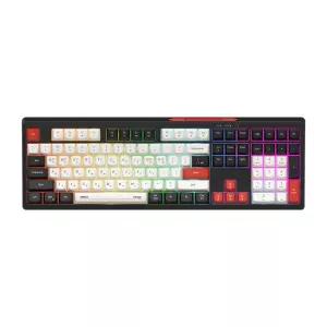 앱코 MK108W 무선 저소음 멤브레인 사무용 키보드 블랙