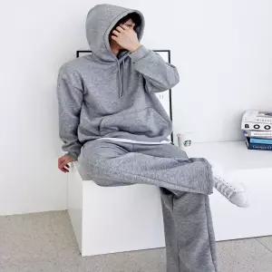 기모팬츠 후드티 남성 스냅 양털 공용 세트 겨울 여성