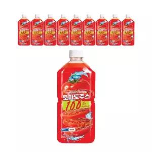 센비타 100% NFC 착즙 토마토주스 1000ml, 10개