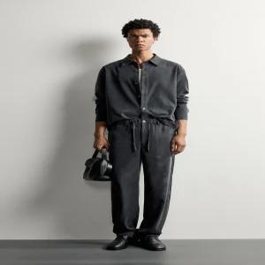 ZARA 루즈 릴렉스핏 셔츠 - 인디고 3715/840/405
