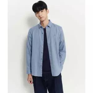 빈폴 BEANPOLE MEN 브러쉬드 헤링본 셔츠 블루 BC5964C22P 512784