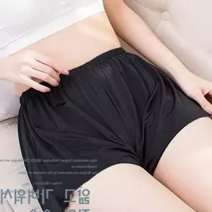 실크 속바지 파마자 겸용 얇고 가벼움 통풍 베이직 속반바지 4BF8F
