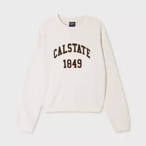 후아유 여성 맨투맨티 Calstate Logo Crop Sweatshirt WHMWG4932F