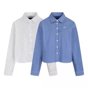 [택가139,000원] 네파 여성 라이프 스트라이프 긴팔 셔츠(크롭) 7J21541 633991