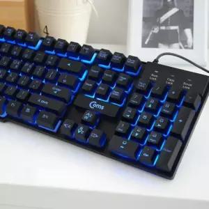 키보드 유선 키보드 게이밍 LED /