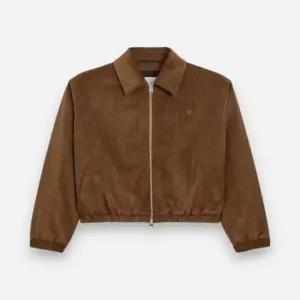 26FW 아미 울 아미 드 꾀흐 패딩 재킷 HJK830 CO0089 2221 CHOCOLATE BROWN DOM