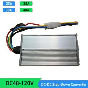 DC 48V 60V 72V 84V 96V 12V로 변환하는 스텝다운 컨버터 25/30/35A/40A 전기 자전거 캠핑카 골프 카트