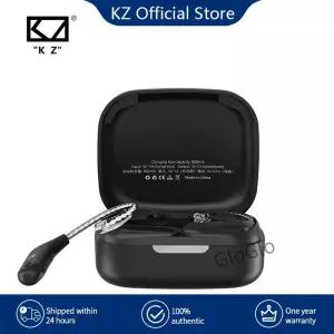 KZ AZ09 무선 업그레이드 케이블 Bluetooth 호환 5.2 HIFI 이어훅 C 핀 커넥터 충전 케이스 포함
