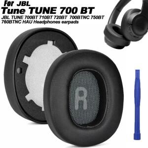 JBL 호환 Tune 700BT T760NC 770NC 헤드폰 쿠션 커버와 호환되는 메모리폼 교체용 이어패드