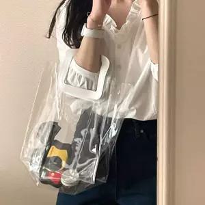 PVC가방 투명 PVC 토트백 투명가방 쇼핑백 비치백 A-WFIP8U3