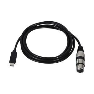 C타입 to XLR 암 케이블 USB-C 수 3핀 마이크 커넥터 컴퓨터 오디오 데이터 2m