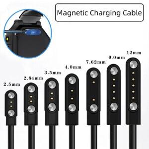 범용 시계 마그네틱 USB 도크 스마트워치 충전기 성인/아동용 워치 어댑터 2핀 4핀 2.5mm-7.62mm