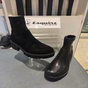 [에스콰이아]6CM 삭스핏 워커앵클부츠  EQFWBS843_844_ELC