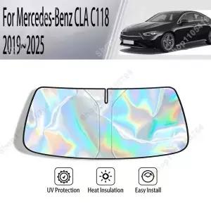 메르세데스-벤츠 CLA C118 2019-2025 차량용 햇빛 가리개 자동차 앞 유리창 차양막 자외선 차단 커버 유리