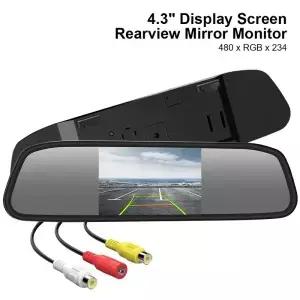 TFT LCD 컬러 모니터 4.3인치 후방 자동차 액세서리 거울 디스플레이 HD 비디오 자동 주차