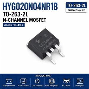 (10개) HYG020N04NR1B TO-263-2L G020N04 N채널 MOSFET 40V 220A 1.9mΩ