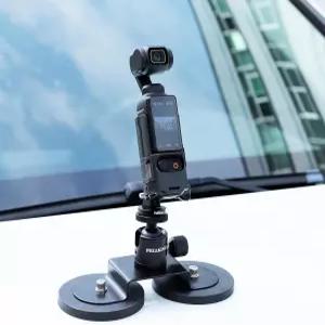 PellKing Osmo Pocket 3용 중량용 마그네틱 카메라 마운트 강력한 및 보호 케이지 연장 어댑터 프레임 차량