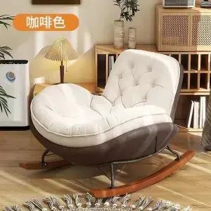 모던 펭귄 흔들의자 데크체어 발코니 홈 레저체어 거실 라이트 럭셔리 허니콤 풀버튼 레이지