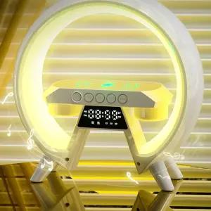 g3 led 무드등 블루투스 스피커 고속 무선충전기 디지털 탁상시계 침실무드등 데스크테리어