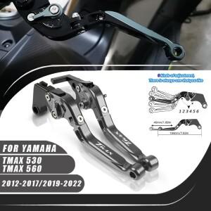 Yamaha TMAX 530 12 560 19 CNC 클러치 레버 브레이크 세트 조정  접이식 핸들 오토바이 부품