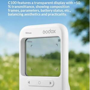 카메라 컬러 그레이 카드귀여운 Godox C100 라이트 미터 휴대용 사진 장비, 필름 사진 애호가 및 블로그 촬