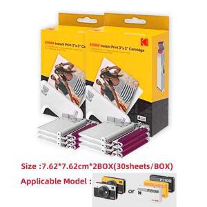 카메라 컬러 그레이 카드리본 통합형 코닥 포토 용지 C210R /C300R/PD460 미니샷 휴대폰 프린터용 특수 리