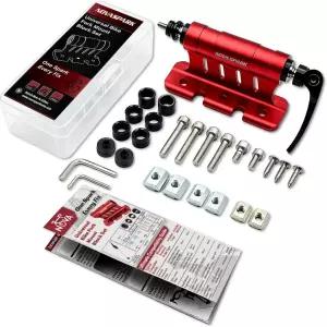NOVASPARK 트럭 적재함용 바이크 포크 마운트 9x100 QR 12x100 15x100 15x110mm 밴 트레일러 또는 차고