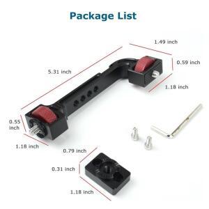 카메라 콜드슈 확장바콜드 슈 및 1/4''홀이 있는 스태빌라이저 확장 스탠드, DJI Ronin S SC RSC2 RS2/3/4/