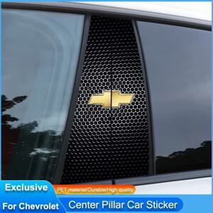 Chevrolet CRUZE IMPALA AVEO CAPTIVA EQUINOx LACETTI MALIBU 용 자동차 B-필러 긁힘 방지 스티커 센터 컬