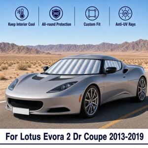 Lotus Evora 2 Dr Coupe 2013-2019 풀 세트 자동차 창문 차양막 UV 차단 프라이버시 열 절연 접이식 커튼