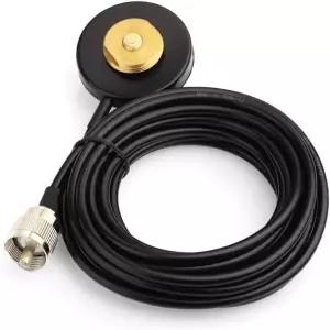 TengKo NMO 듀얼 밴드 고이득 안테나 CAR 모바일 라디오용 UHF VHF 400-470 PL259 커넥터(마운트 베이스)용