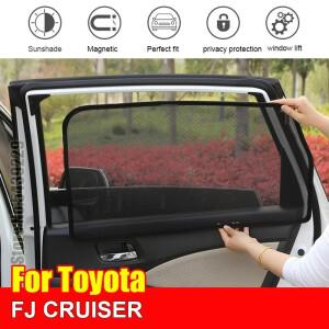 Toyota FJ CRUISER 차창 차양 UV 차단 자동 커튼 커튼 Sun Shade Visor Net Mesh Protect Kids