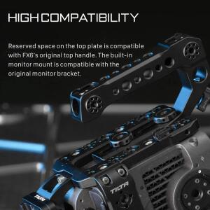 카메라용 텔레프롬프터TILTA ES-T20-B for FX6 고급 카메라 케이지 키트 ES-T20-A for Sony FX6 수직 장착