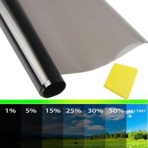 300CMx50CM 햇빛 차단 필름 스크레이퍼 포함 자동차/가정용 틴팅 블랙 1%-50% VLT 도구 키트 자동차 창문